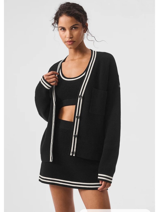 ALO Yoga Sweaters - Tennis Club Sweater Knit Cardigan